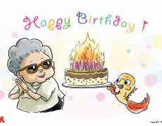 HappyBirthday greeting